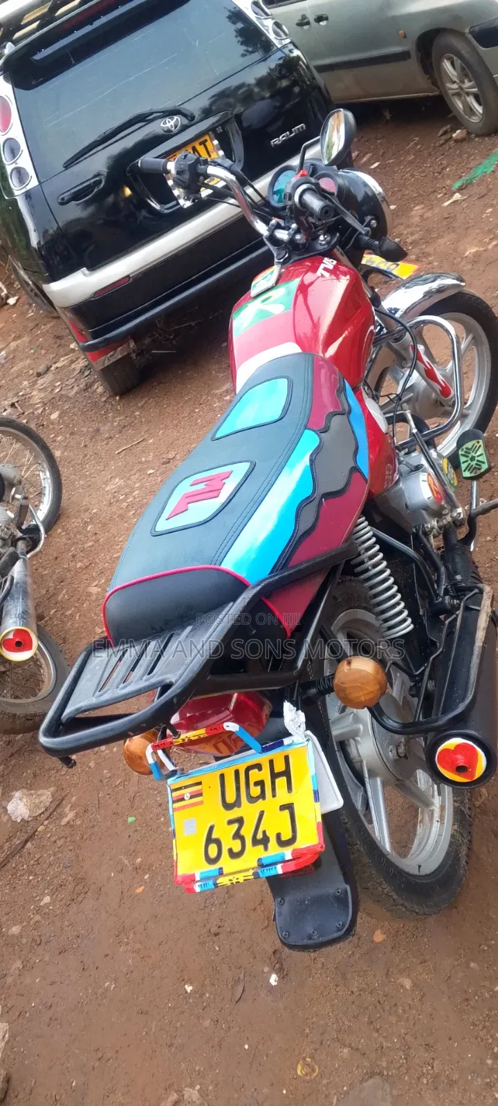TVS HLX 125 2024 Red