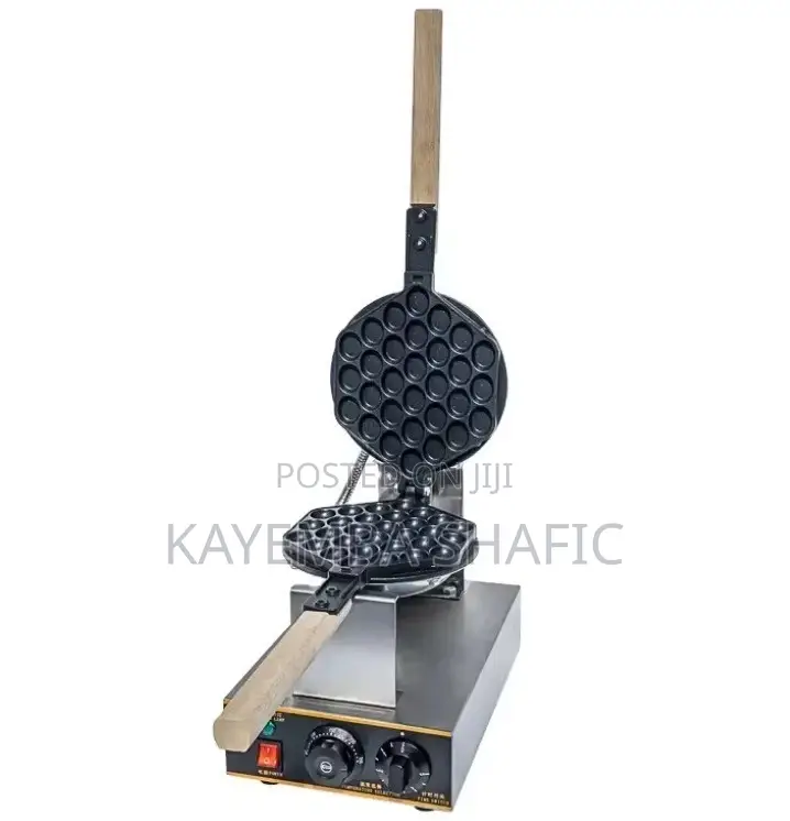 Commercial Electric Bubble Waffle Maker - Brand New Egg Waffle Machine