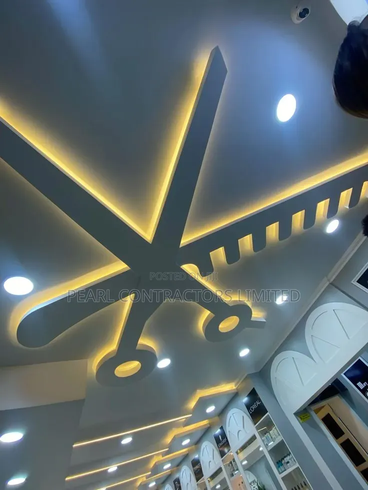 Gypsum/Interior Designing Services for Salons, Shops and Boutiques