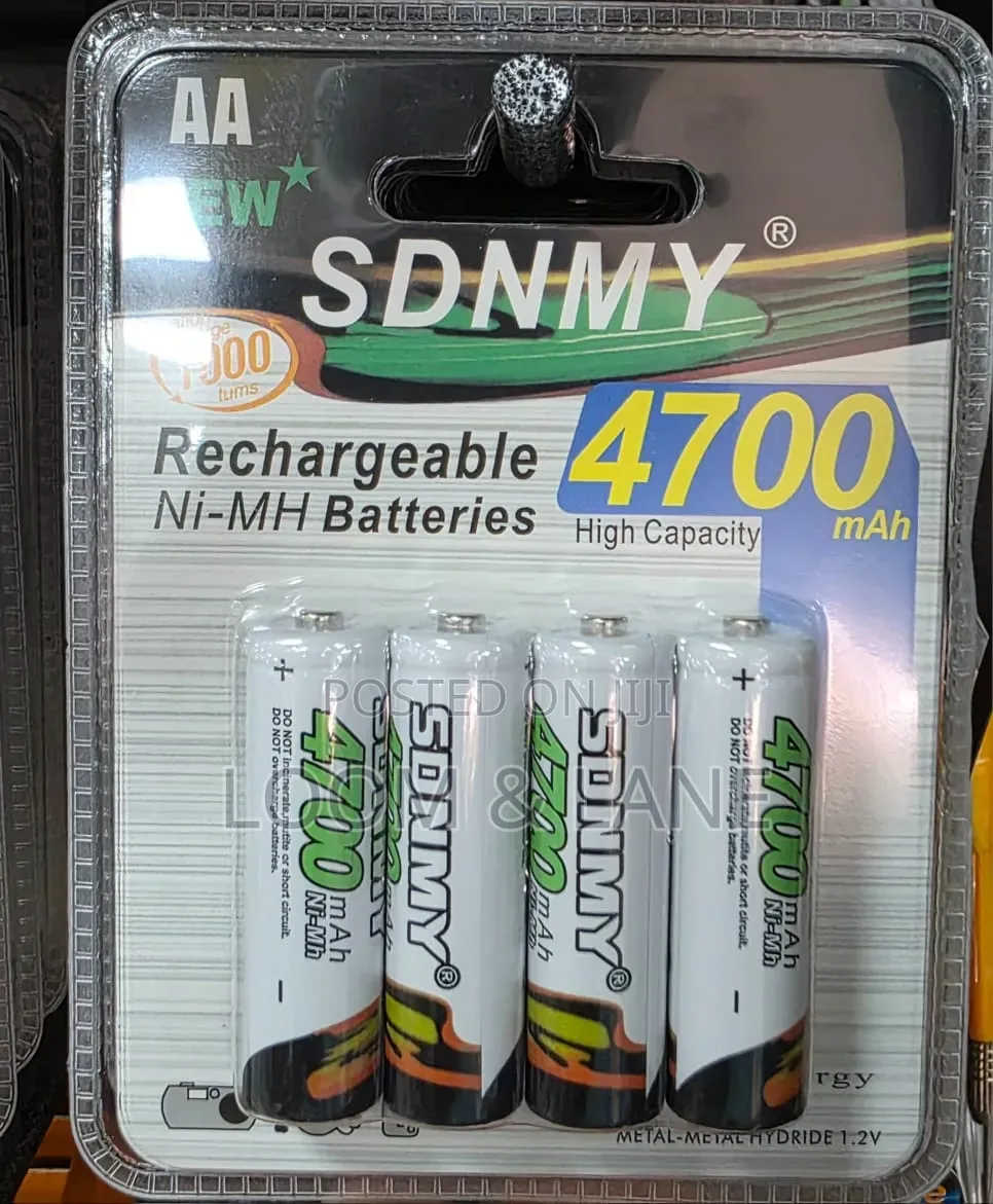 SDNMY AA 4700mAh 1.2V Rechargeable Ni-Mh Batteries