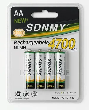 SDNMY AA 4700mAh 1.2V Rechargeable Ni-Mh Batteries