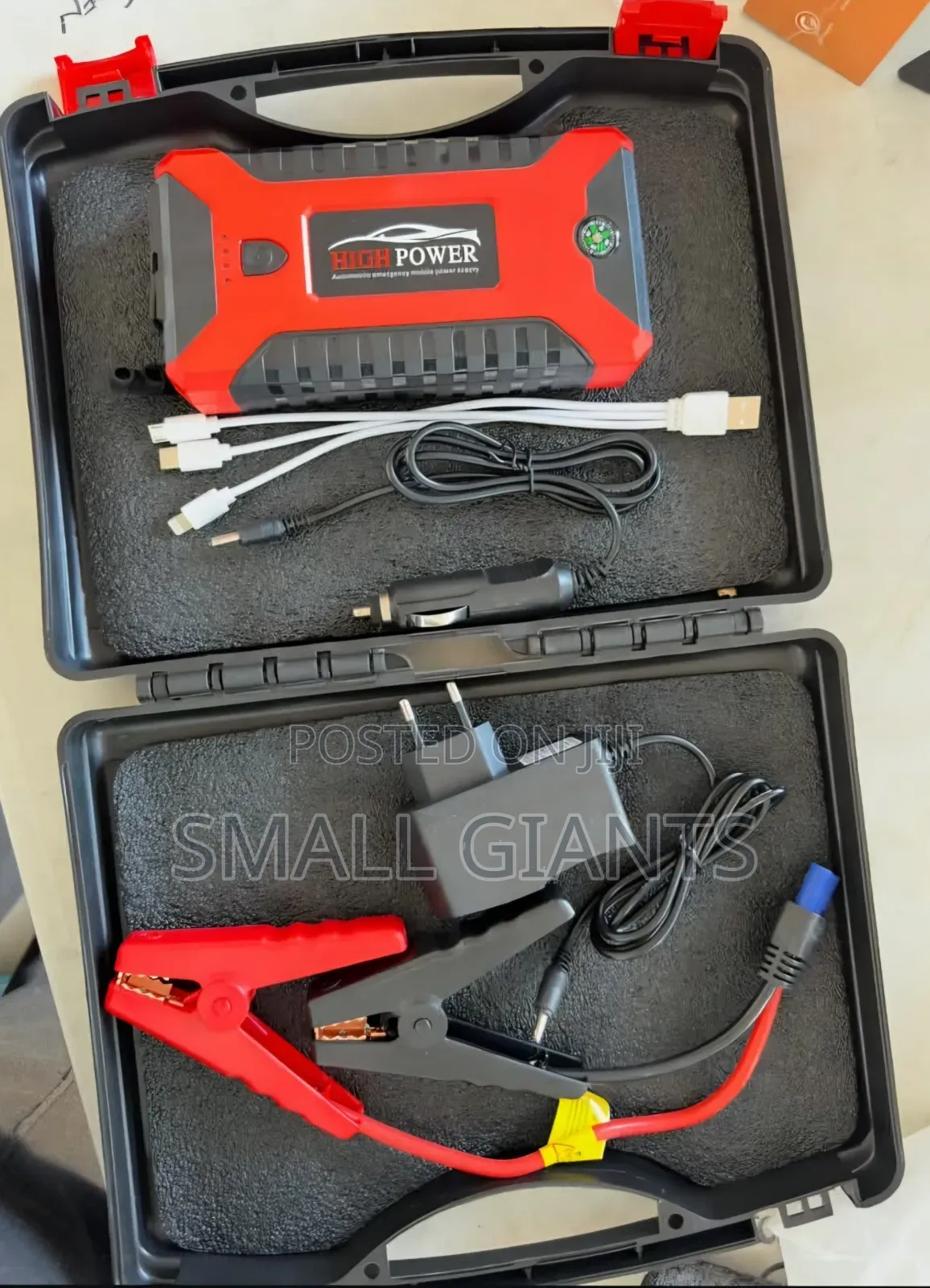 12V High-Power Portable Car Jump Starter Kit and Multi-Function