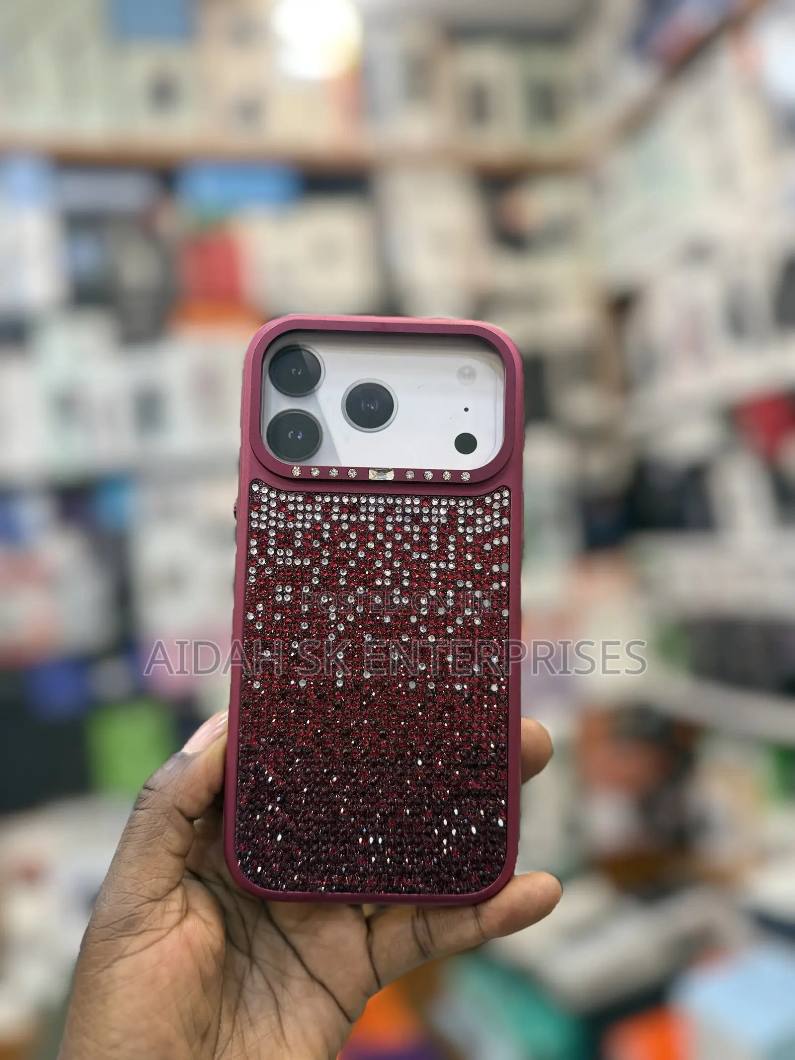 Redgradient Bling Rhinestone Glitter Phone Case for iPhone 18 Pro Max