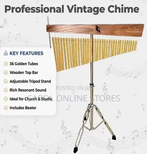 36 Note Bar Chime With an Adjustable Tripod Stand