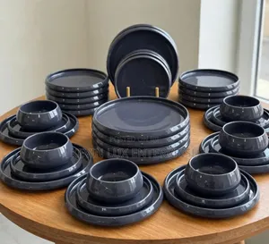 Polished Grey Dinner Set 24 Pieces