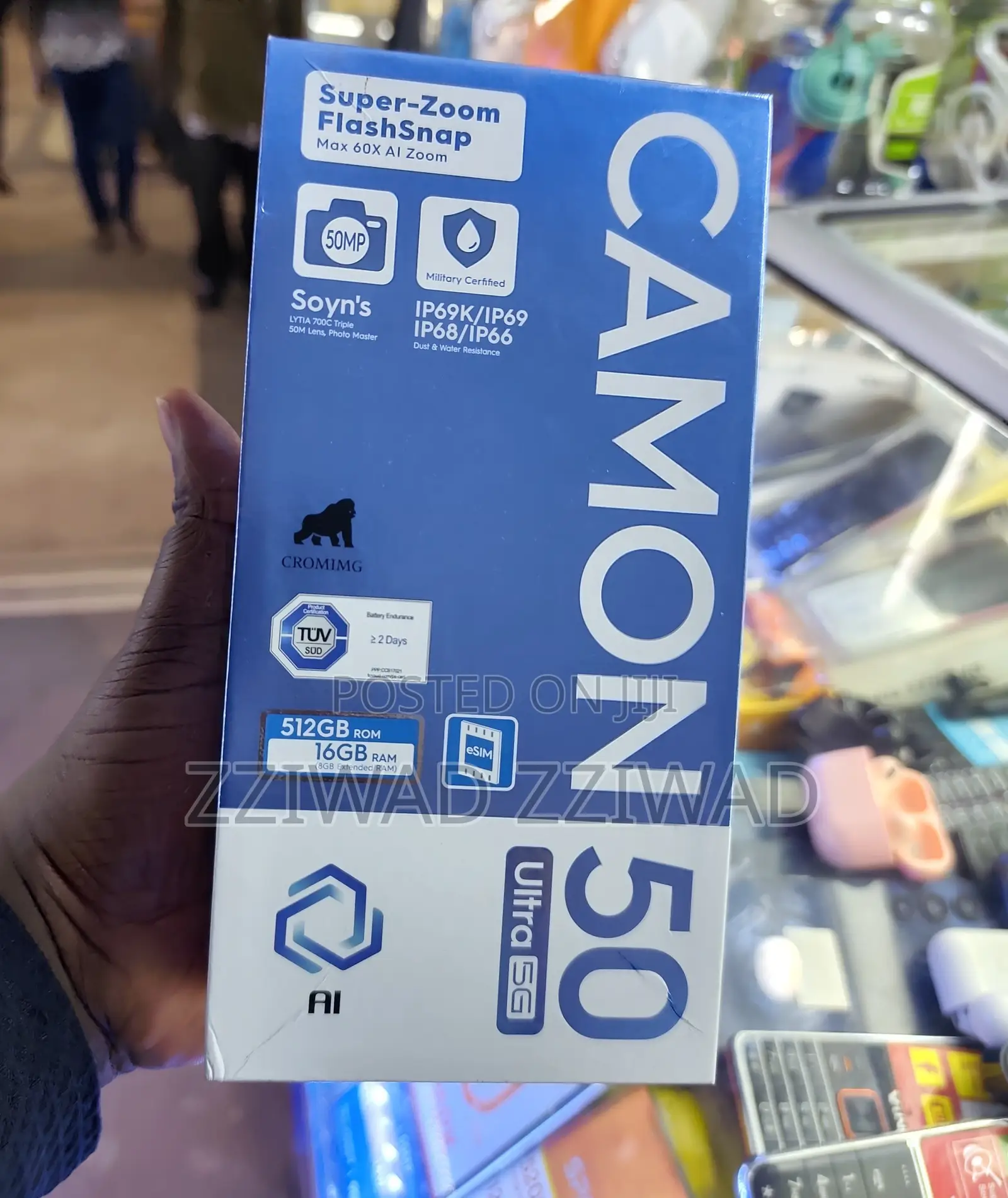 New Tecno Camon 50 Ultra 512 GB Black