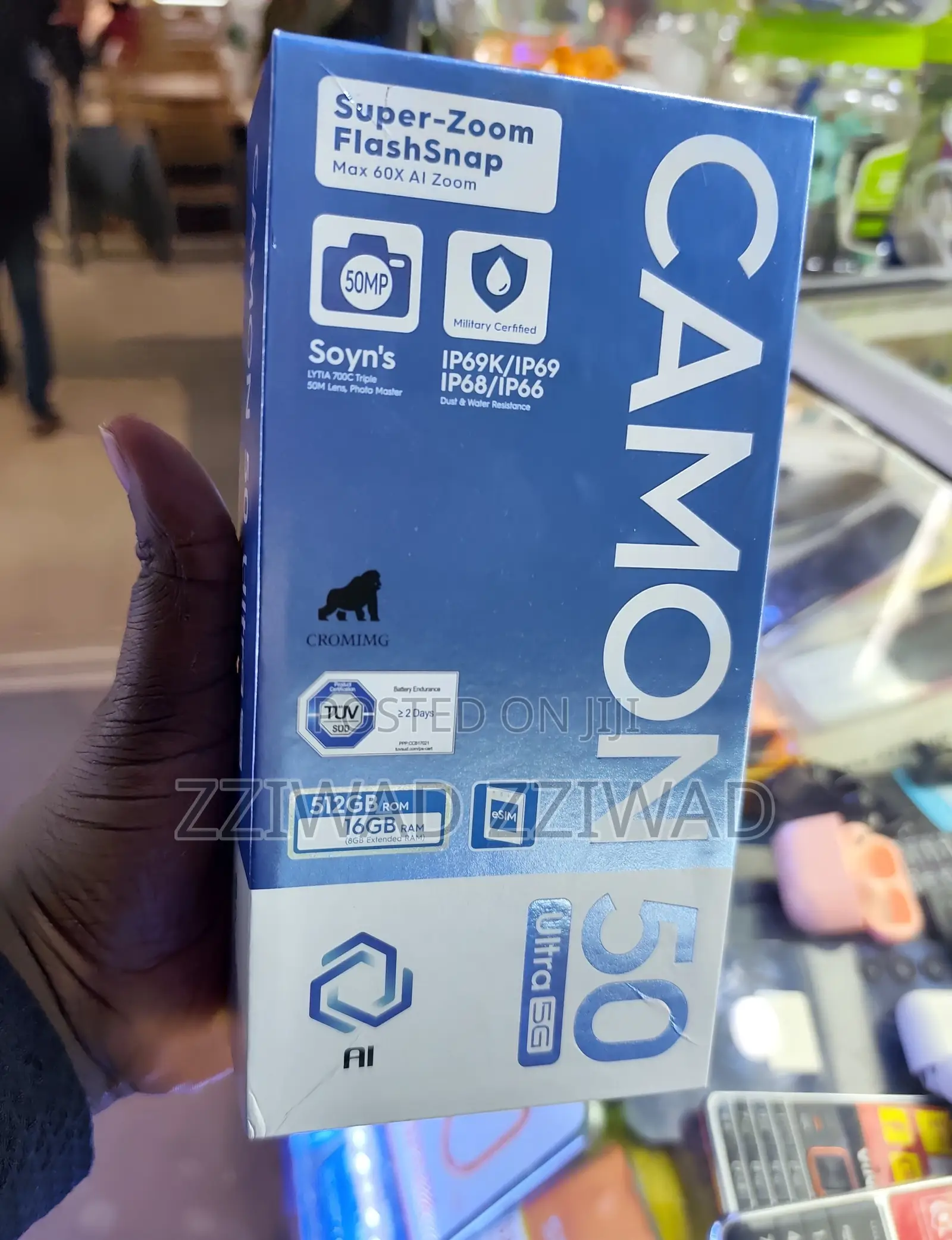 New Tecno Camon 50 Ultra 512 GB Black