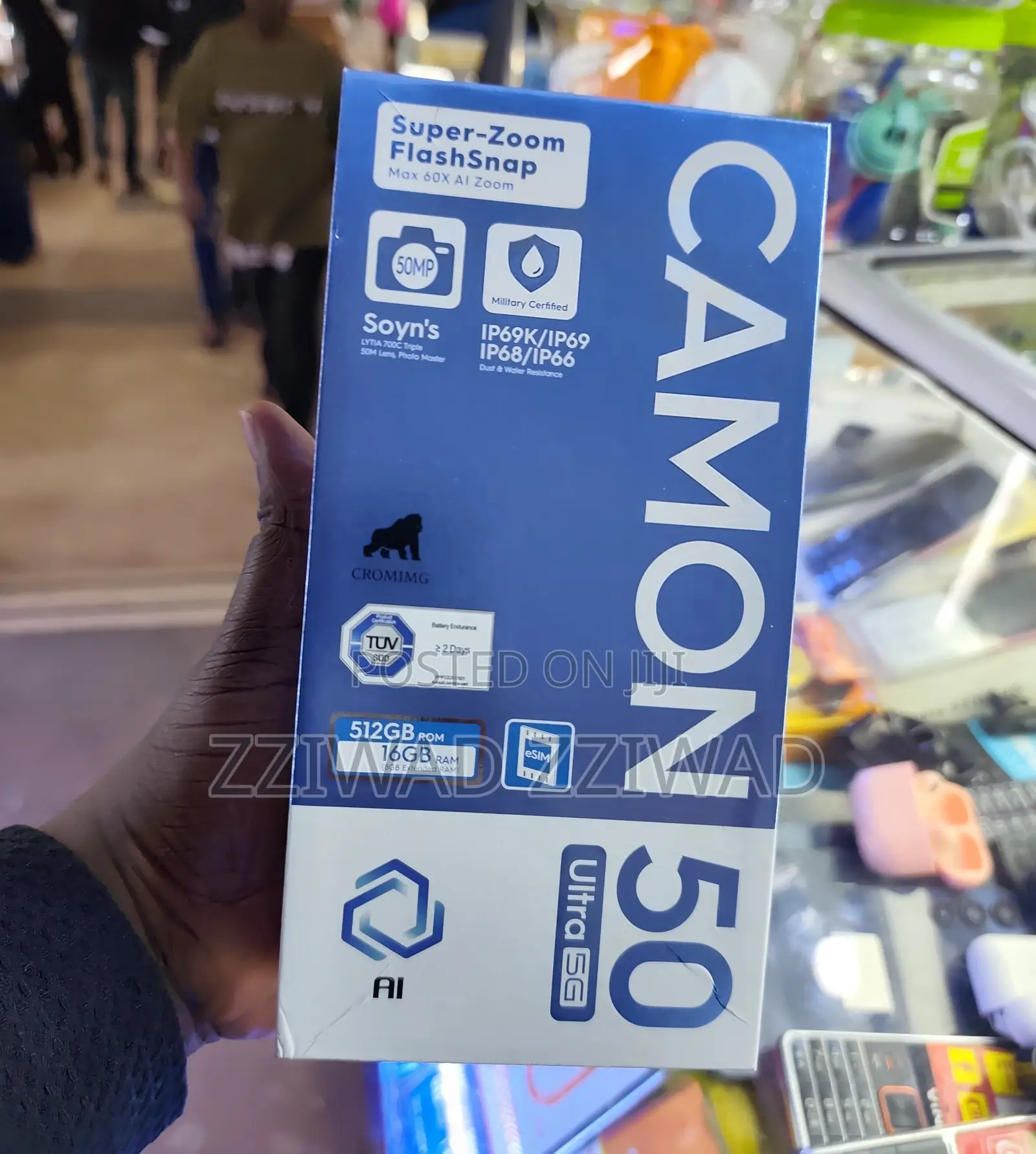New Tecno Camon 50 Ultra 512 GB Black