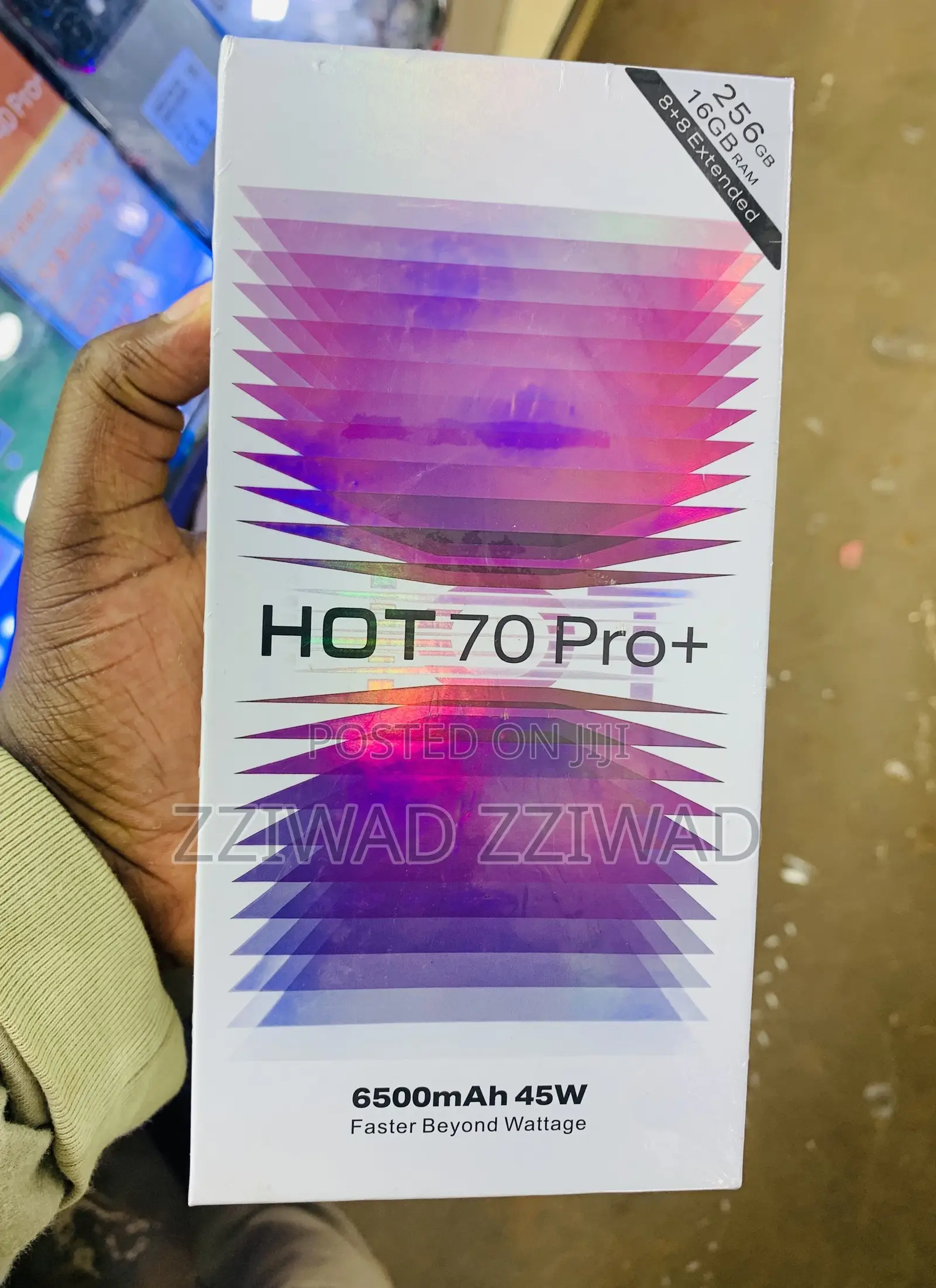 New Infinix Hot 70 Pro 5G+ 256 GB Black