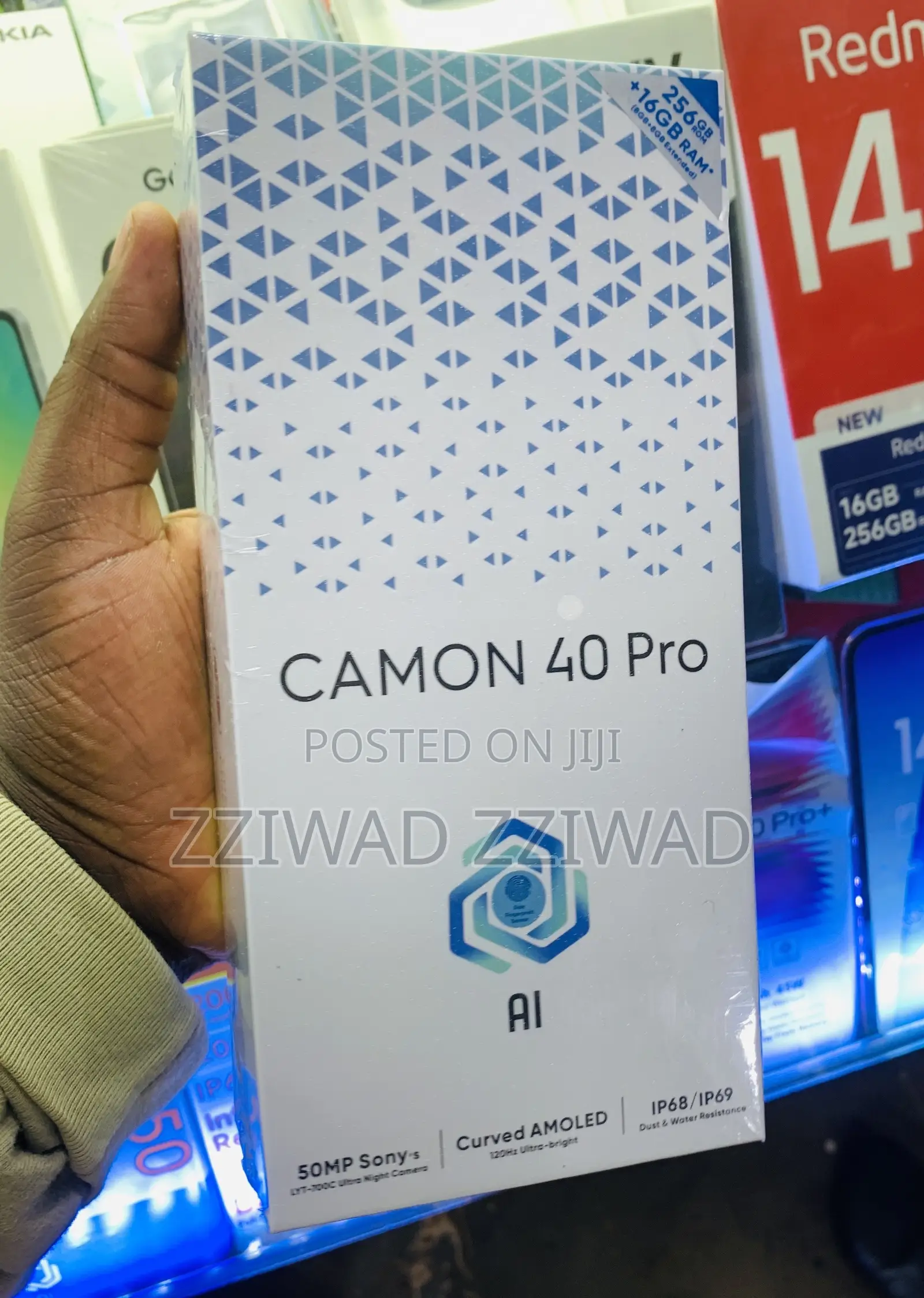 New Tecno Camon 40 Pro 5G 256 GB Black