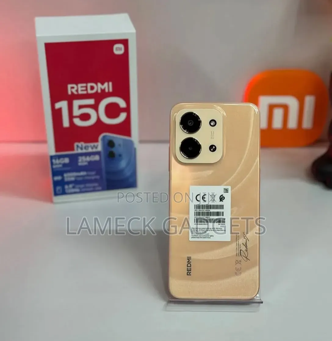 New Xiaomi Redmi 15C 4G 256 GB Gold