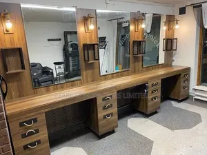 Salon/Barber Shop Cabinets Setup, Installation and Interior Designing