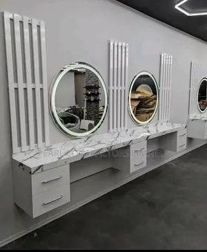 Salon/Barber Shop Cabinets Setup, Installation and Interior Designing
