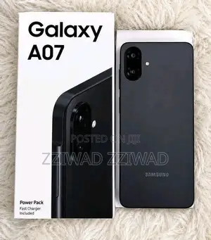 New Samsung Galaxy A07 5G 128 GB Black