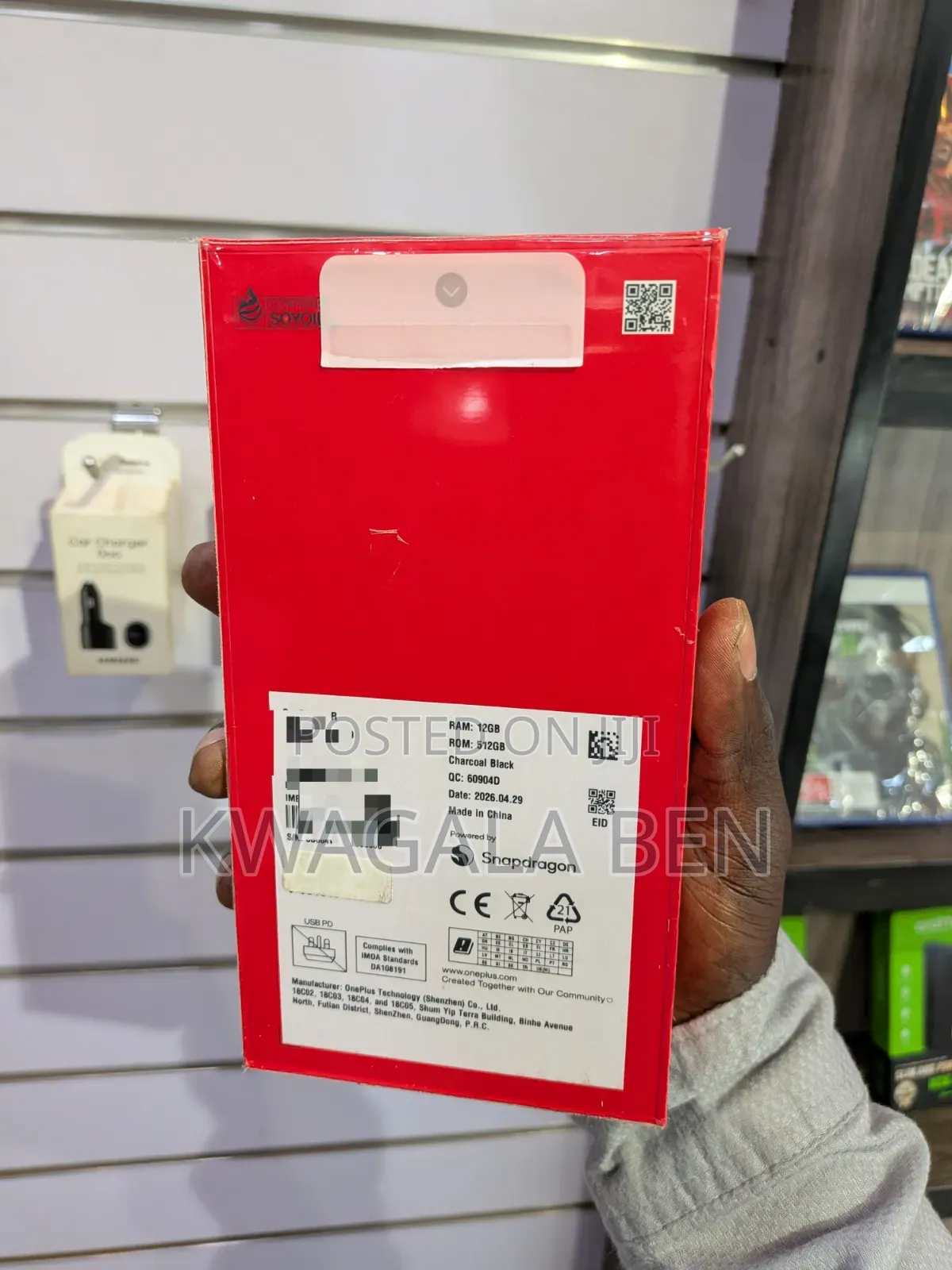 New OnePlus 15R 512 GB Black
