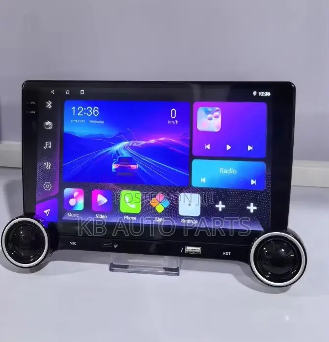 4GB+64GB 10.1” Touchscreen Car Dual Nob Radio
