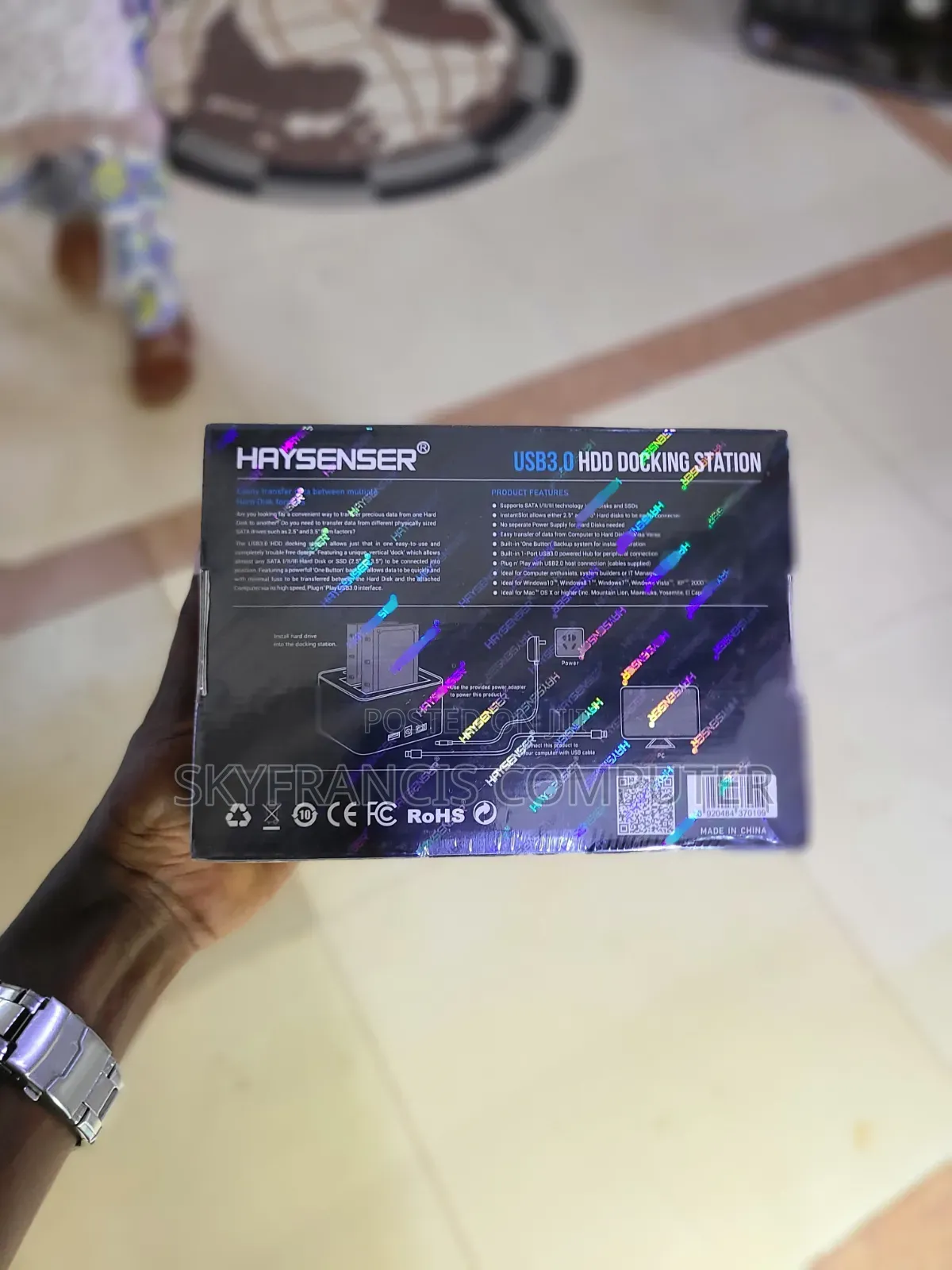 Haysenser USB 3.o HDD Docking Station