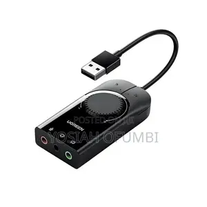 UGREEN CM129 USB a to 3*3.5mm Jack External Stereo Sound Adapter 15cm