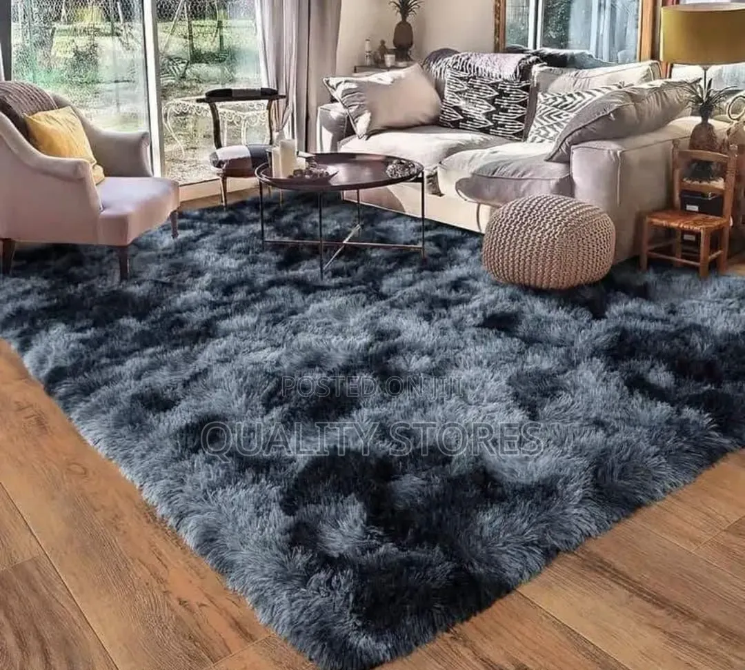 Patched Fluffy Carpet 1.5m by 2m