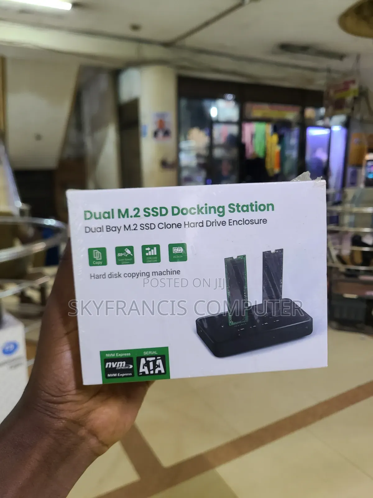 Dual M.2 SSD Docking Station