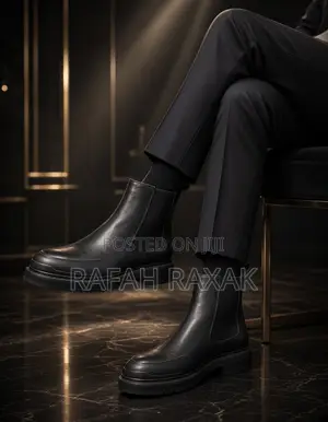 Original Men’s Classic Black Leather Chelsea Boots