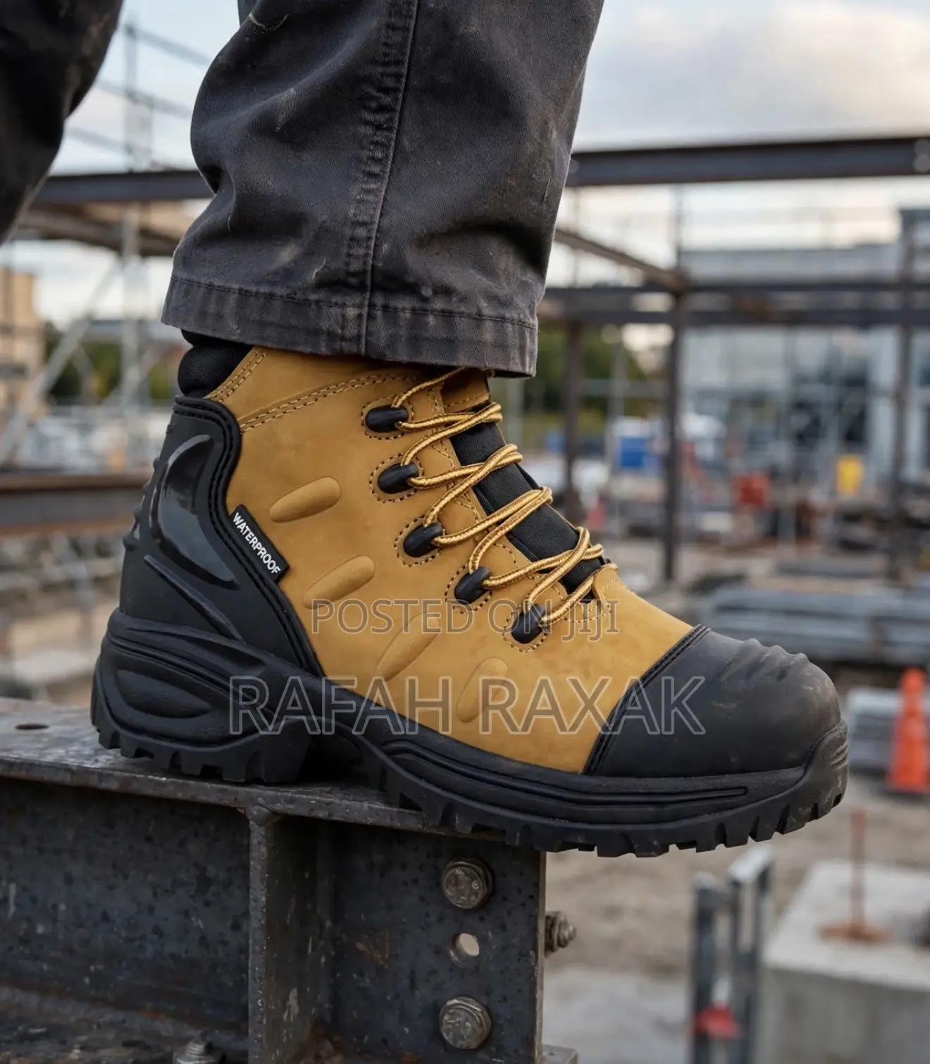 Original Classic Brown Jerko Waterproof Safety Shoes