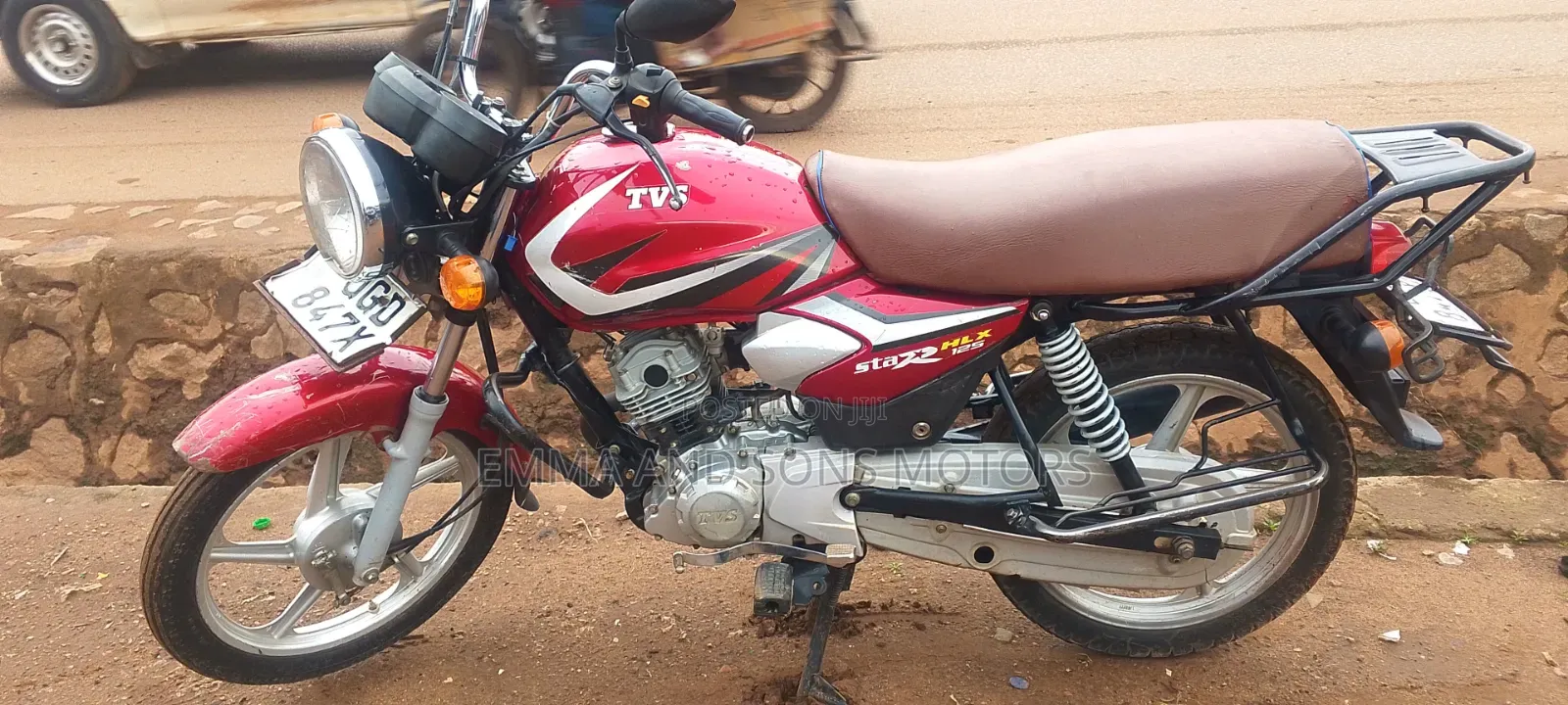 TVS HLX 125 2024 Red