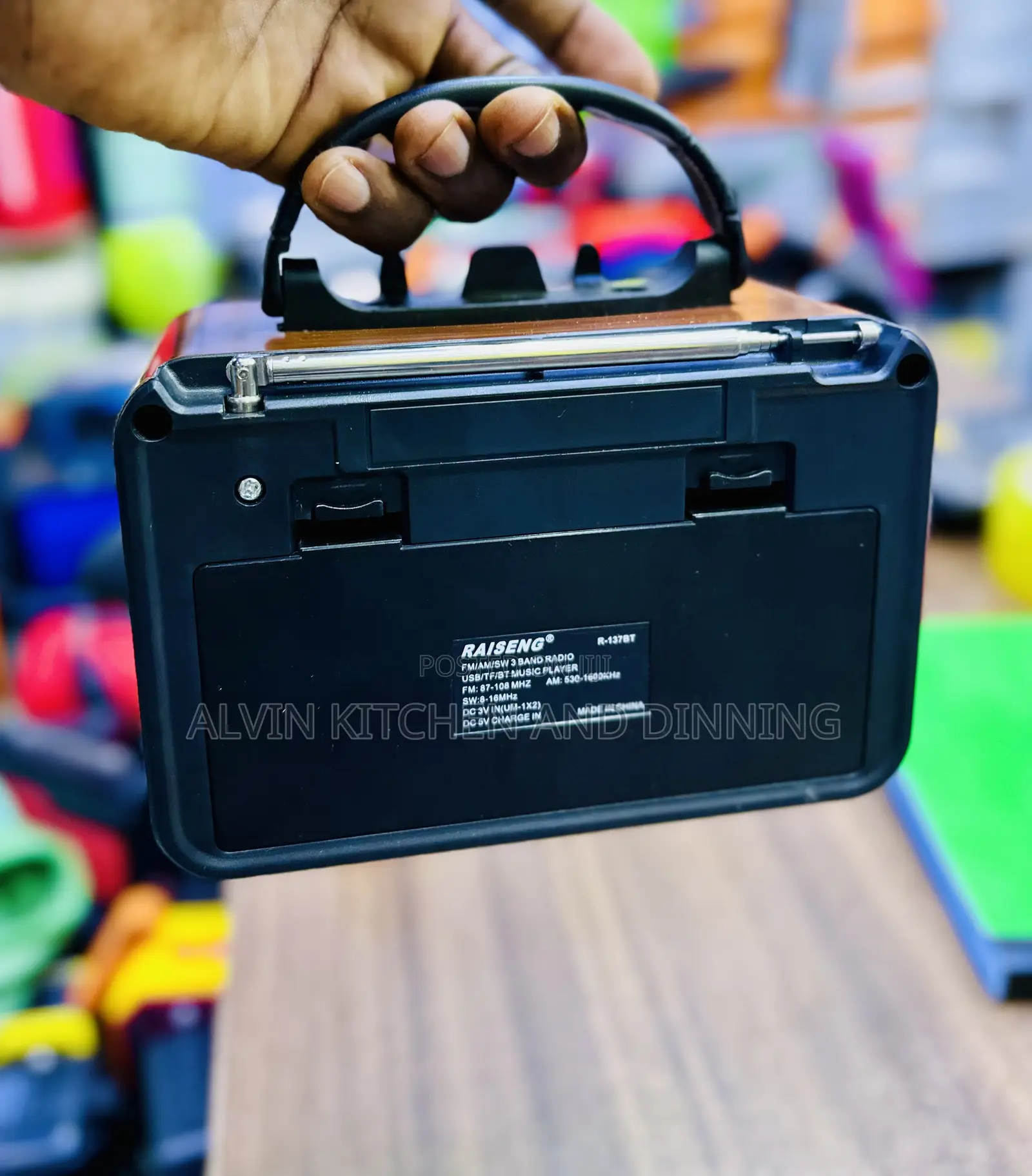 FM Radio With Bluetooth Speaker
