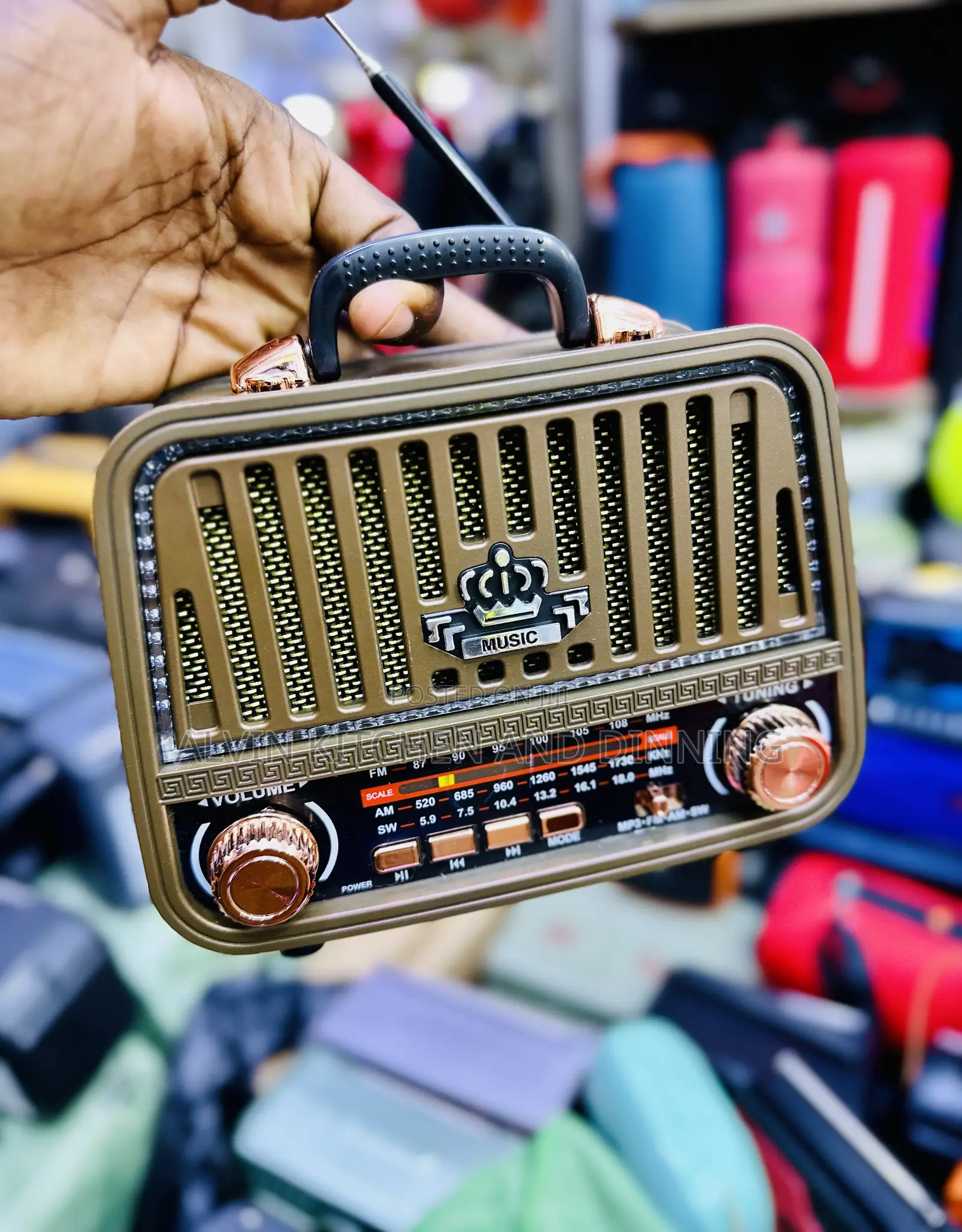 Vintage FM Radio Speaker
