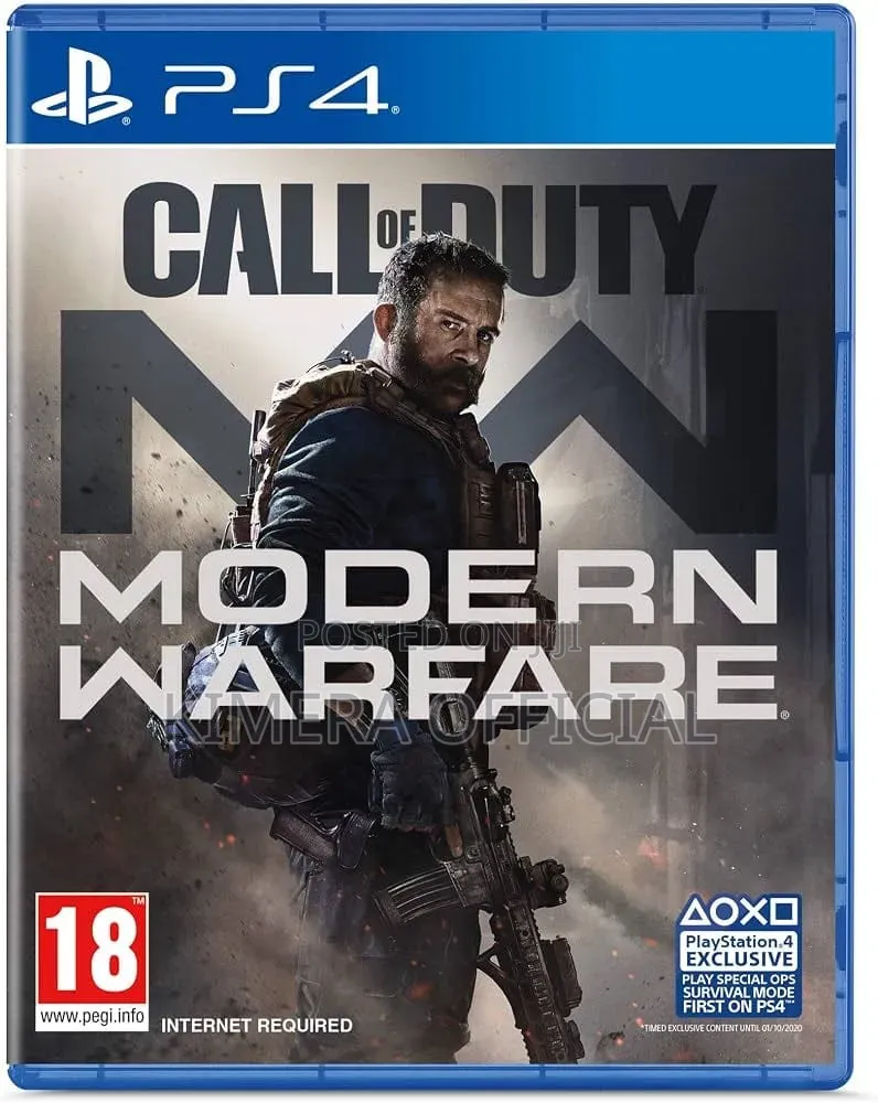 Call of Duty Modern Warfare 2019 Game Cd for PS4