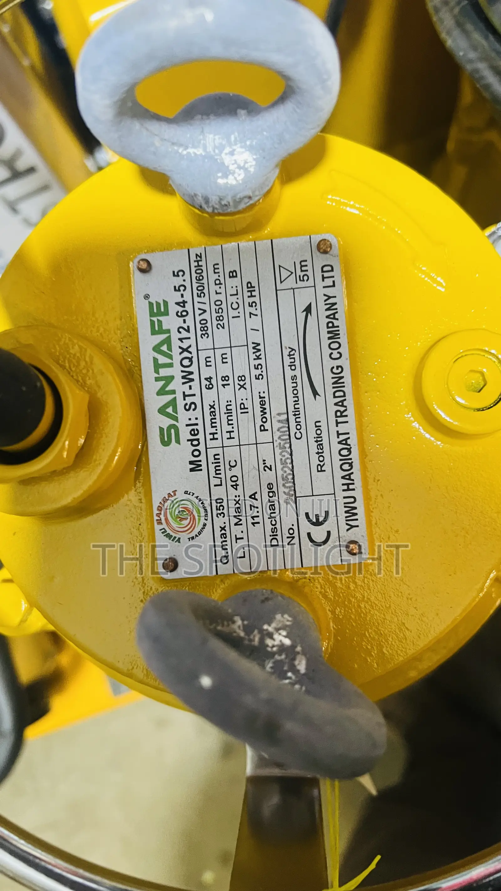 High Lift Submersible Sewage Pump