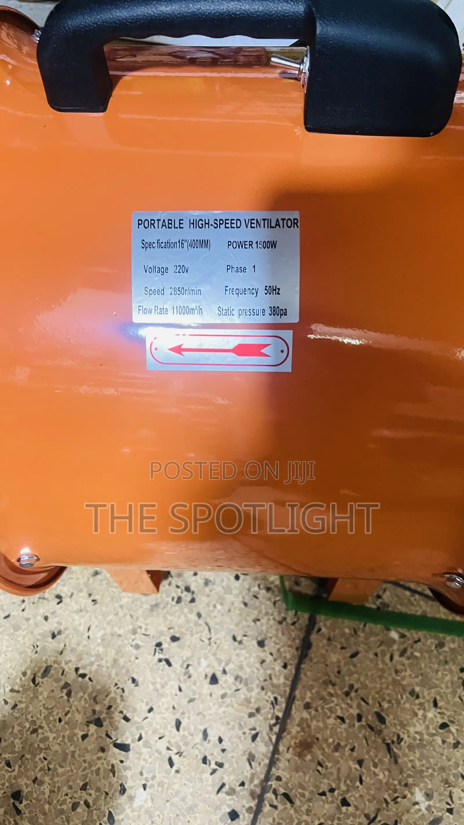 Portable High Speed Industrial Ventilator