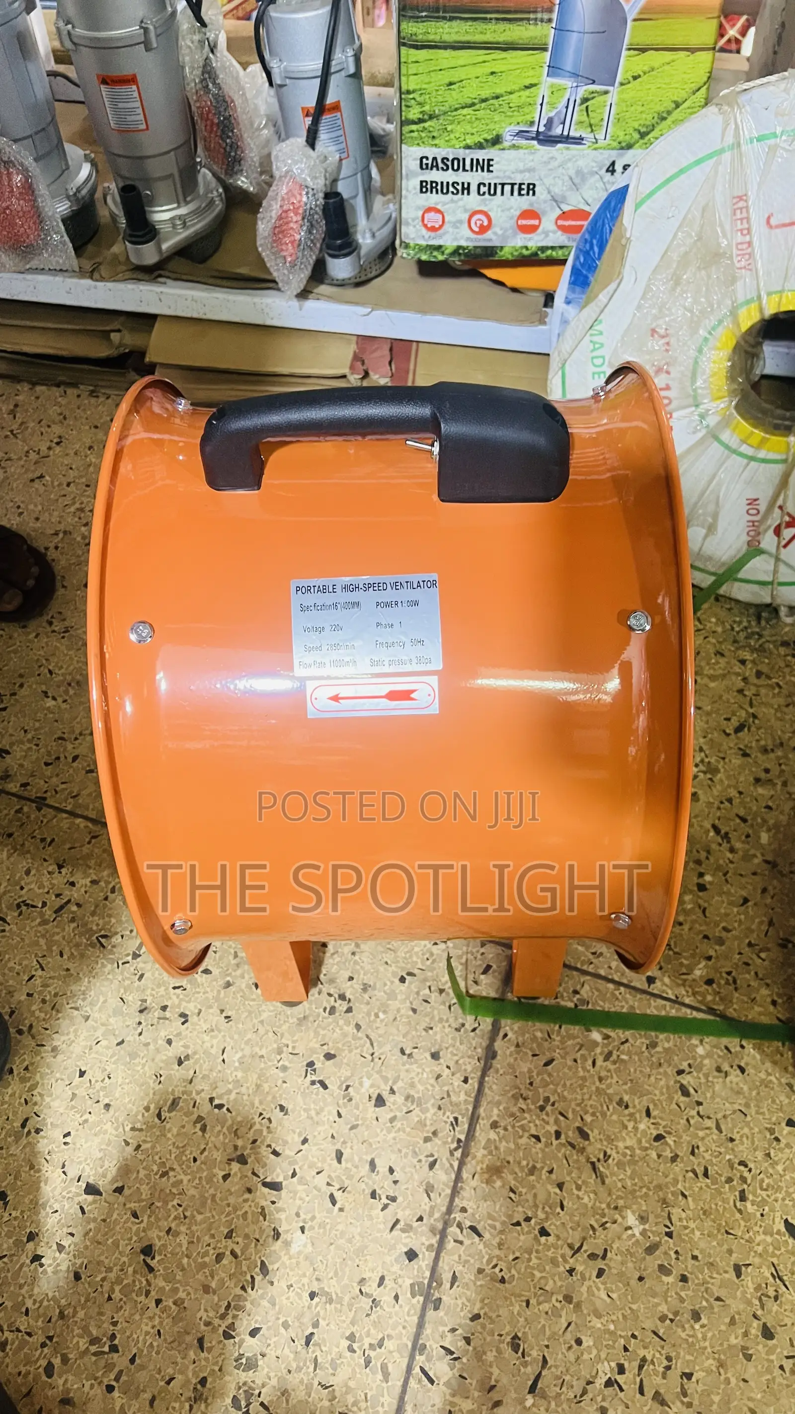 Portable High Speed Industrial Ventilator