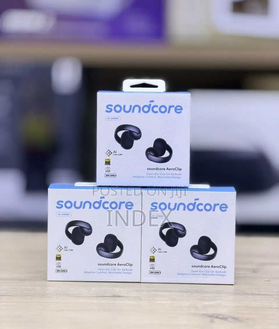 Anker Soundcore AeroClip Open-Ear Earbuds, Clip-on Headphones