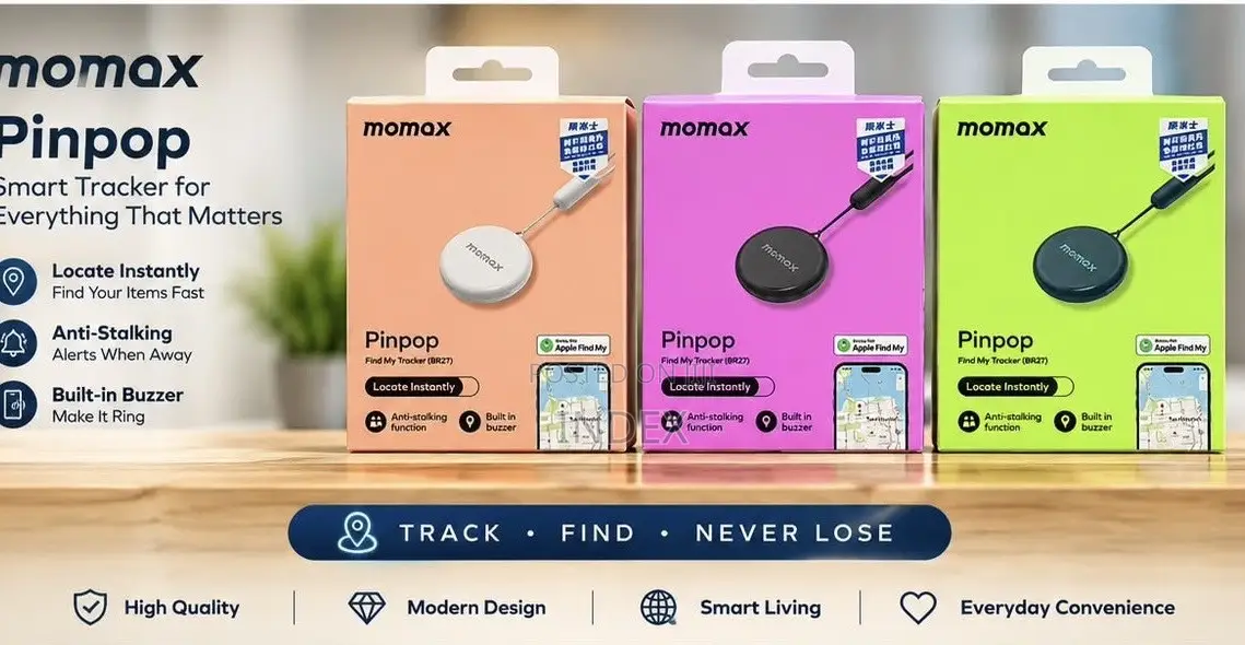 Momax Pinpop Find My Locator Tracker