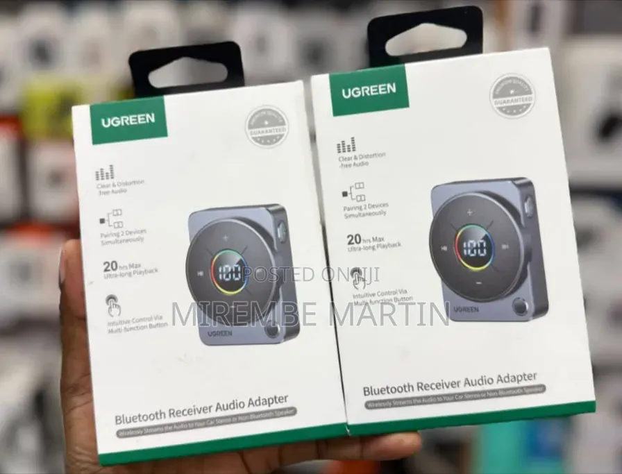 UGREEN Aux Bluetooth 5.4 Receiver Adapter for Car