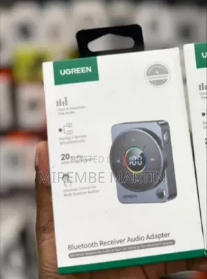 UGREEN Aux Bluetooth 5.4 Receiver Adapter for Car
