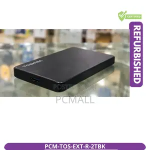 Toshiba 2TB USB 3.0 External HDD Black Refurbished