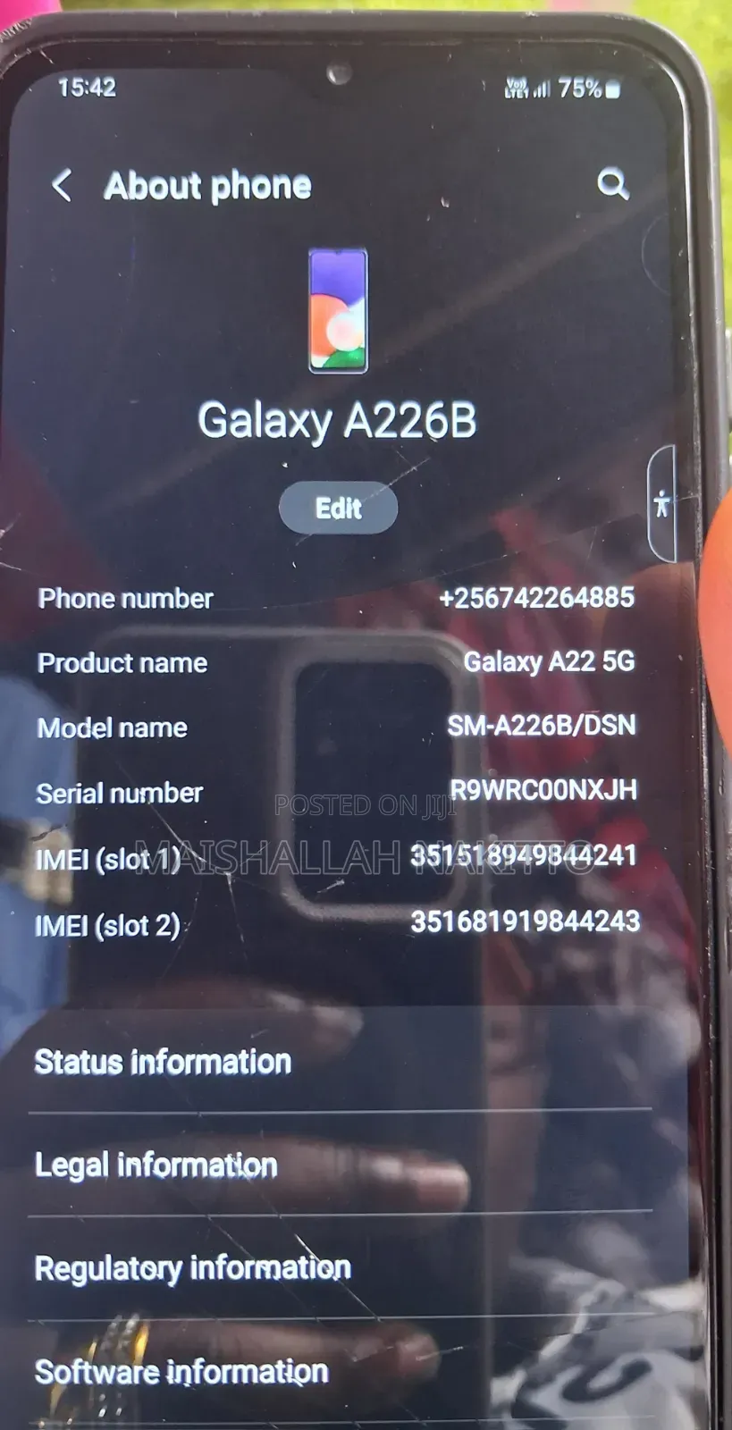 Samsung Galaxy A22 5G 128 GB Blue