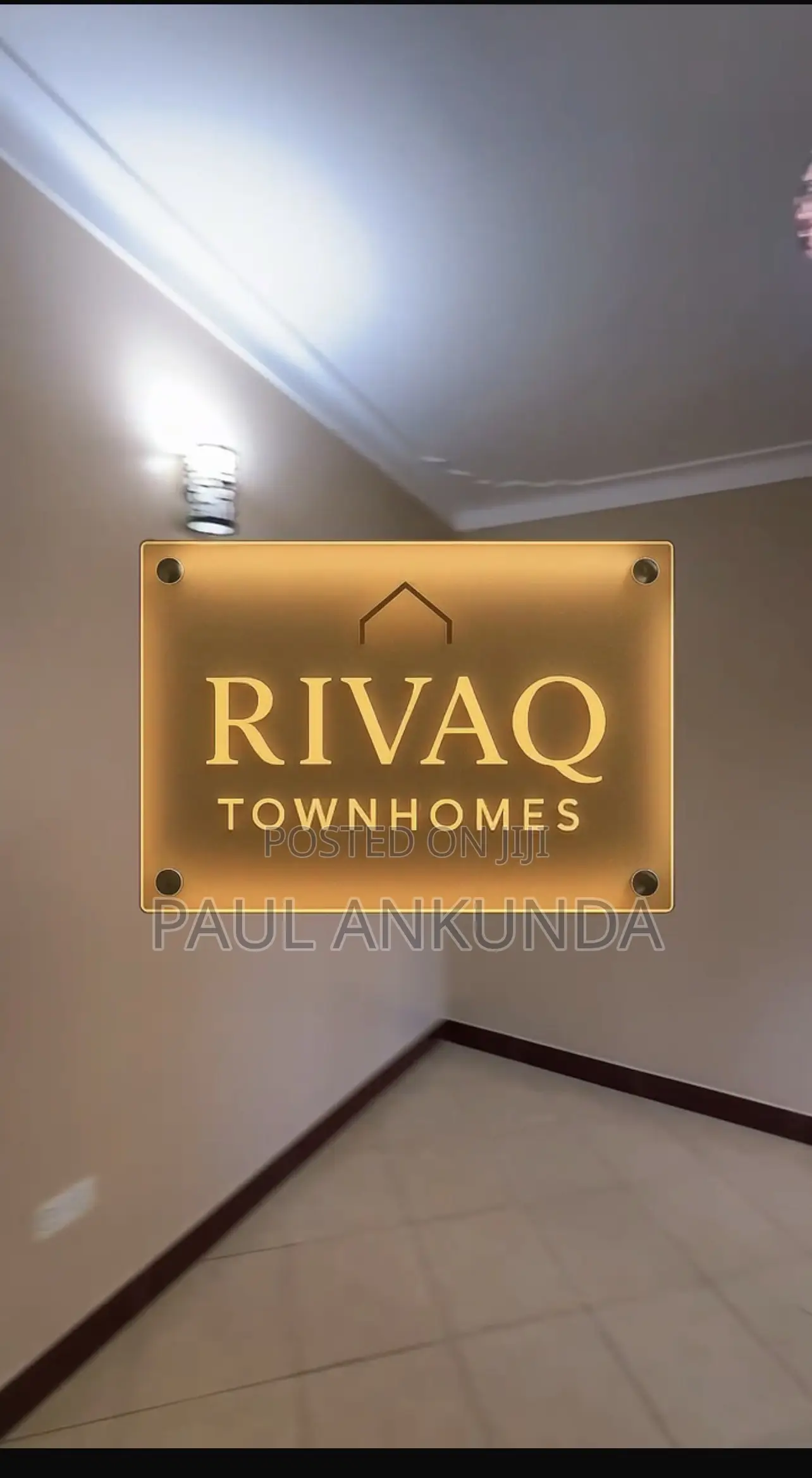 2bdrm Duplex in Rivaq Townhomes, Nakawa for rent