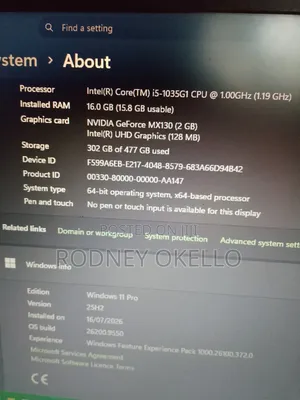 Laptop HP 250 G8 16GB Intel Core i5 HDD+SSD 500GB