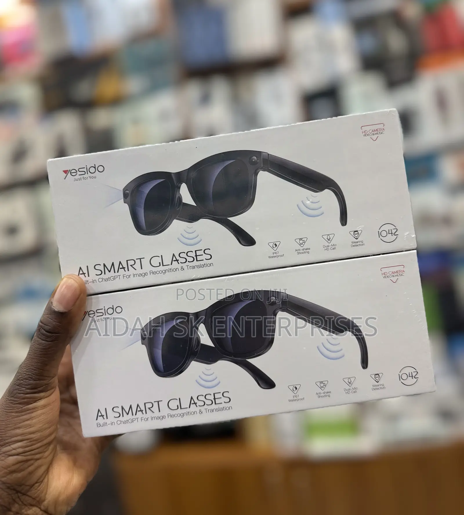 Yesido IO42 IP67 Waterproof Smart AI Glasses