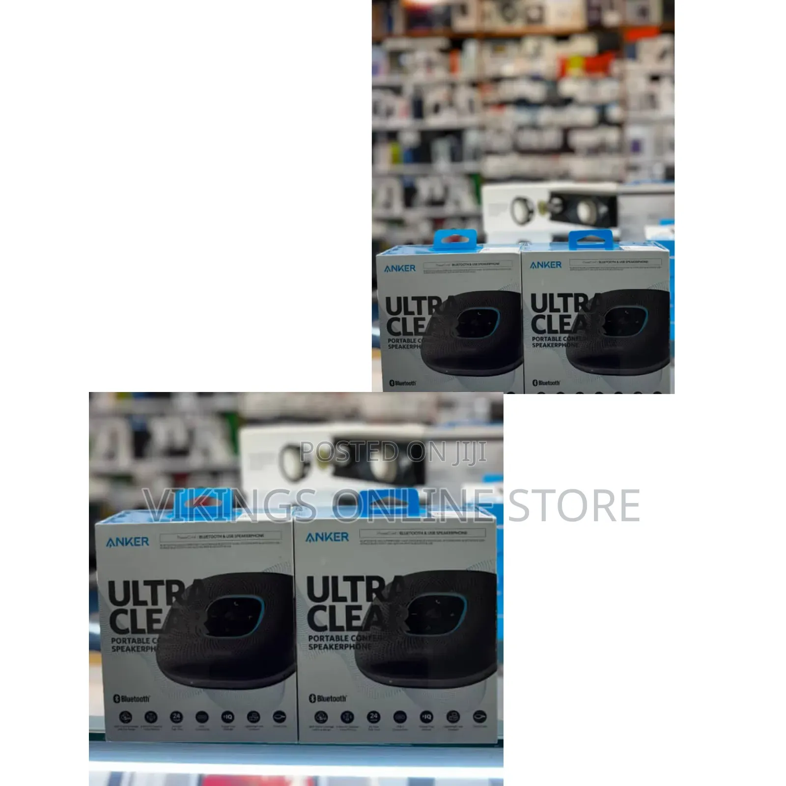 Portable Conference Speakerphone (Packaged in Its "Ultra Clear" Box).
