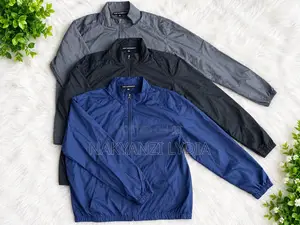 Synthetic Gym Coats Without Hoodies