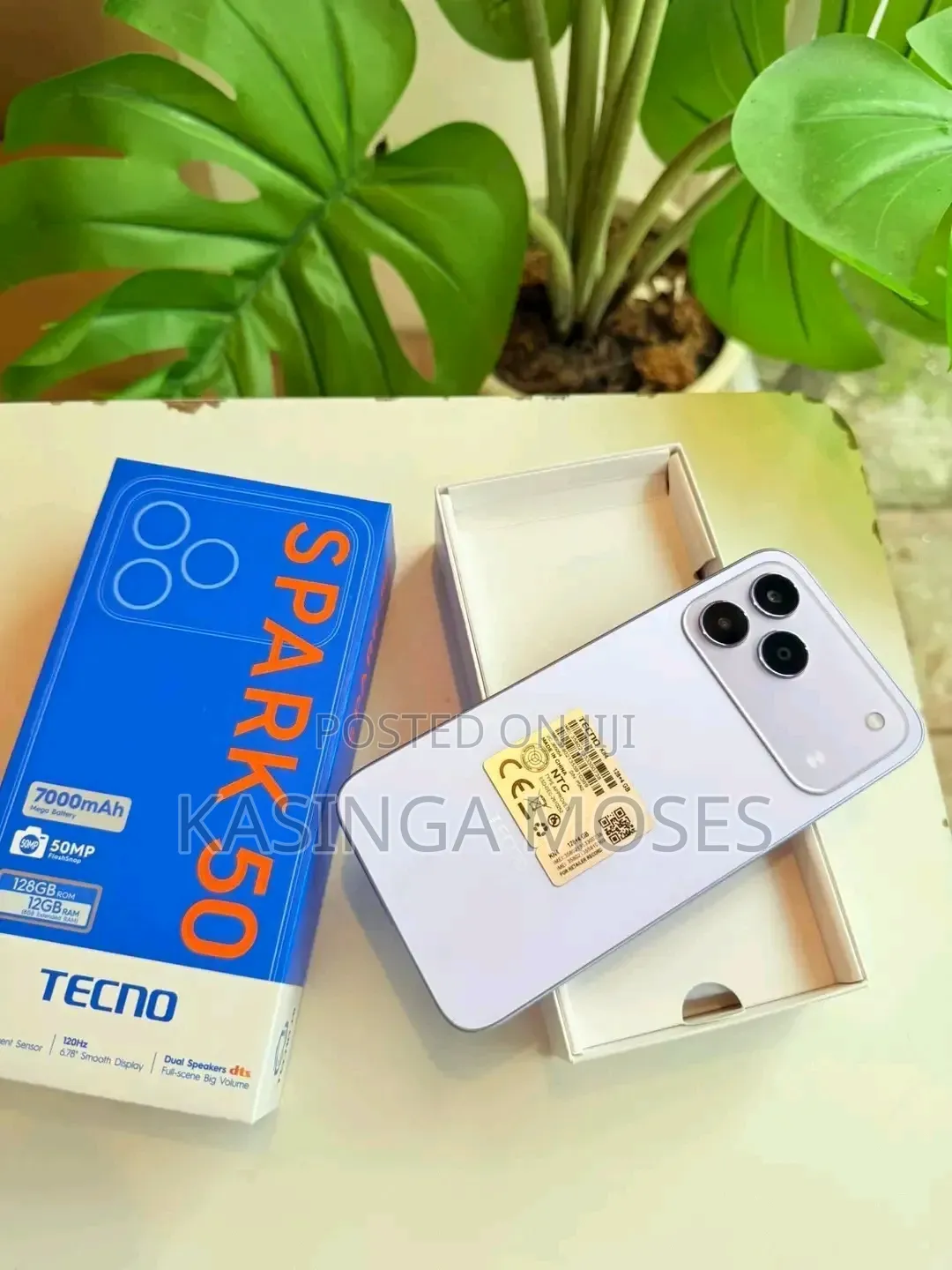 New Tecno Spark 50 128 GB Pink