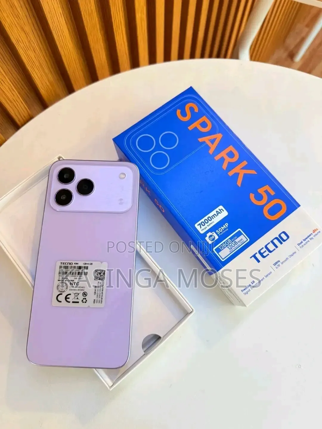 New Tecno Spark 50 128 GB Pink