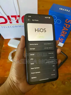 New Tecno Spark 50 128 GB Black