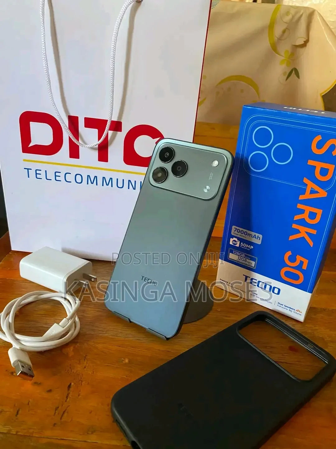 New Tecno Spark 50 128 GB Black