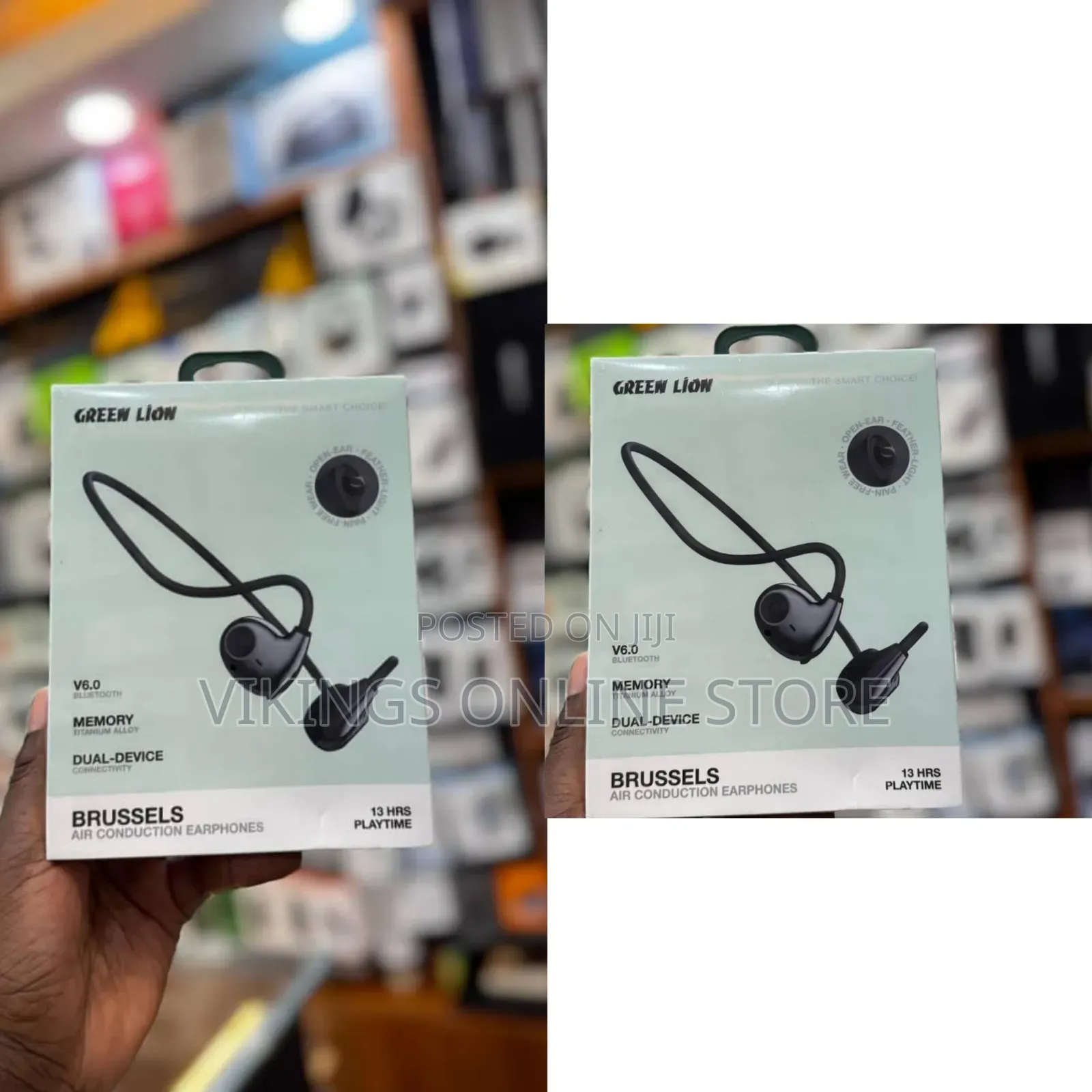 The Brussels Air Conduction Earphones Open-Ear Wireless Neckband