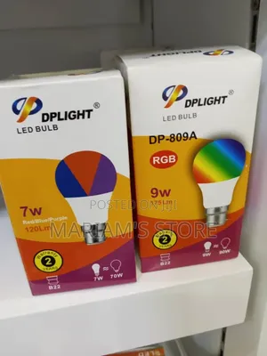 DPLIGHT LED Color-Changing Light Bulbs a 7W